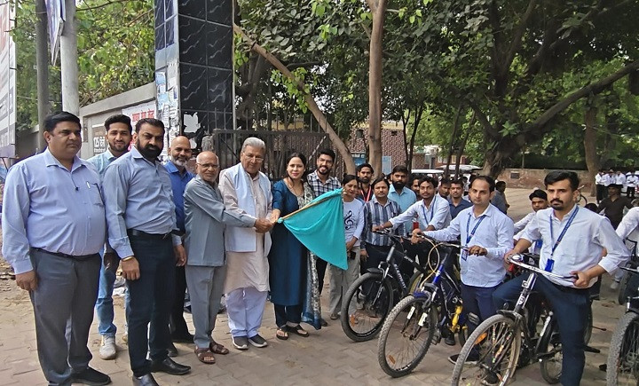 ईंधन बचाने और अच्छे स्वास्थ्य के लिए साइकिल का प्रयोग करें :अभिमन्यु गुप्ता