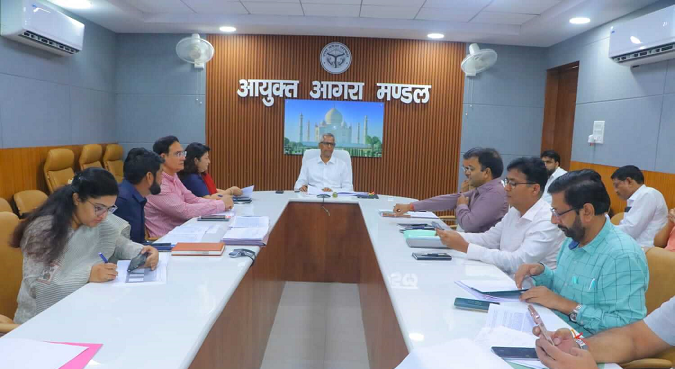 शैलेन्द्र कुमार सिंह जी की अध्यक्षता में हुई मण्डल स्तरीय कर-करेत्तर एवं आईजीआरएस की समीक्षा बैठक