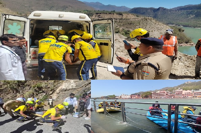 भगदड़ और बाढ़ जैसी आपदा से निपटने का अभ्यास: हर की पैड़ी में मॉक ड्रिल
