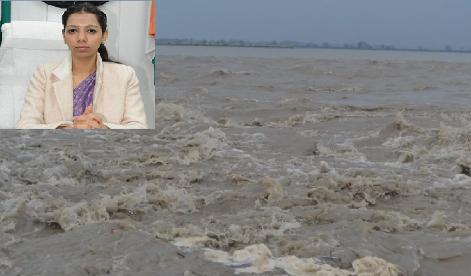 डीएम व एसपी ने यमुना खादर क्षेत्र नैथला में संचालित खदानों का किया निरीक्षण