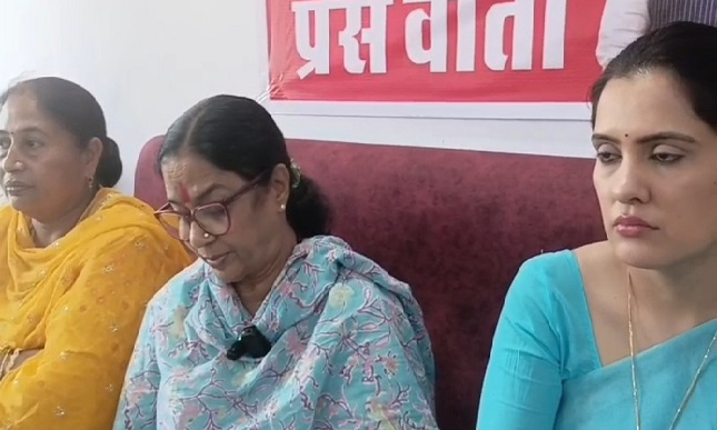 झुंझुनूं सर्किट हाउस में भाजपा की प्रेस वार्ता, महिलाओं के हक पर राजनीति गरमाई; कांग्रेस की मंशा पर सवाल