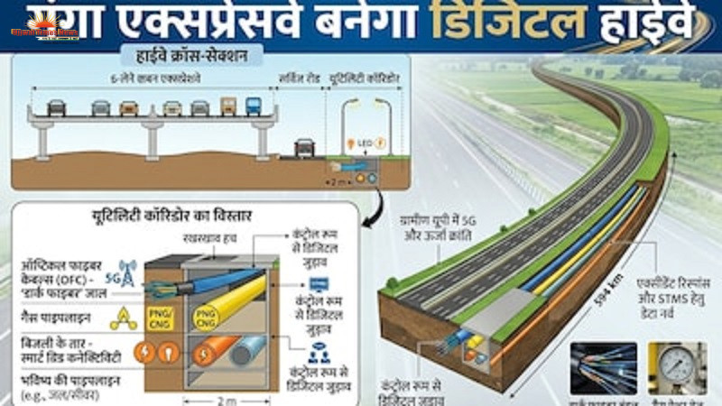 देश का सबसे बड़ा डिजिटल हाईवे बनेगा गंगा एक्सप्रेसवे