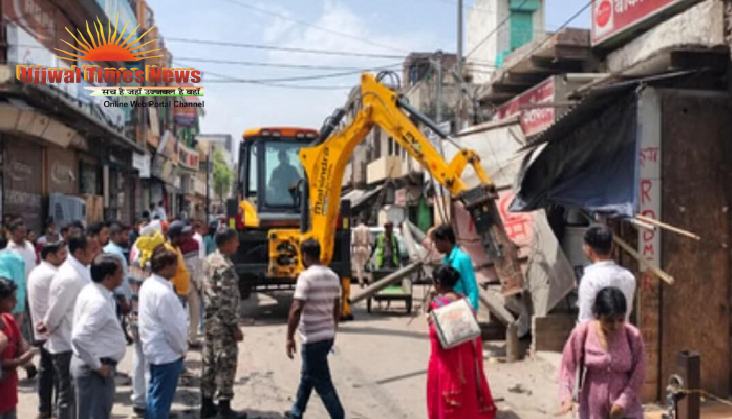 व्रन्दावन में नालियों पर बनीं रैंप, सीढ़ियां हटाईं