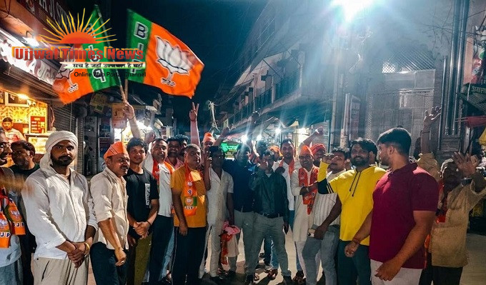 भाजपा की ऐतिहासिक जीत पर खेकड़ा में उल्लास, कार्यकर्ताओं ने मनाया जश्न