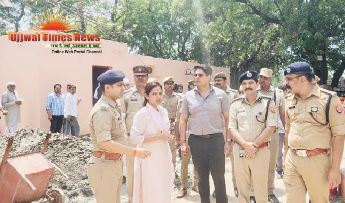 मुख्यमंत्री के 11 मई के संभावित भ्रमण को लेकर, मोजिजाबाद नांगल मंदिर में सुरक्षा व्यवस्था व तैयारियों का लिया जाएजा