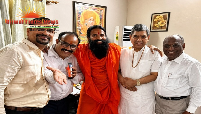 त्रिलोकतीर्थ धाम बड़ागांव पहुंचेंगे बाबा रामदेव, समिति को दिया आश्वासन