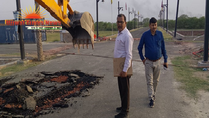 मथुरा में अवैध कॉलोनियों के खिलाफ प्राधिकरण ने बड़ा एक्शन