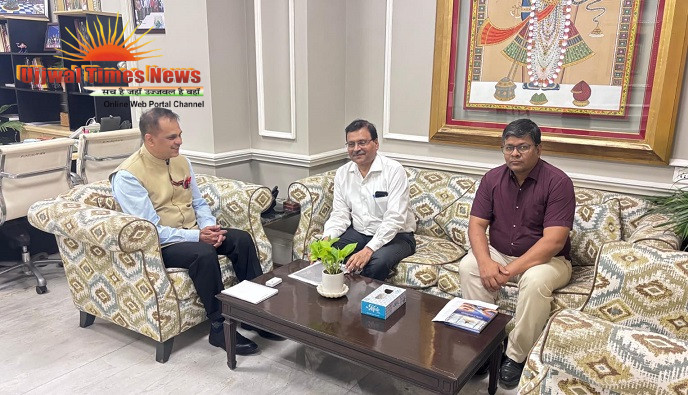 दिल्ली दौरे पर मुख्य सचिव वी. श्रीनिवास ने राजस्थान से जुड़े विभिन्न विकास एवं प्रशासनिक विषयों पर की उच्चस्तरीय वार्ताएं