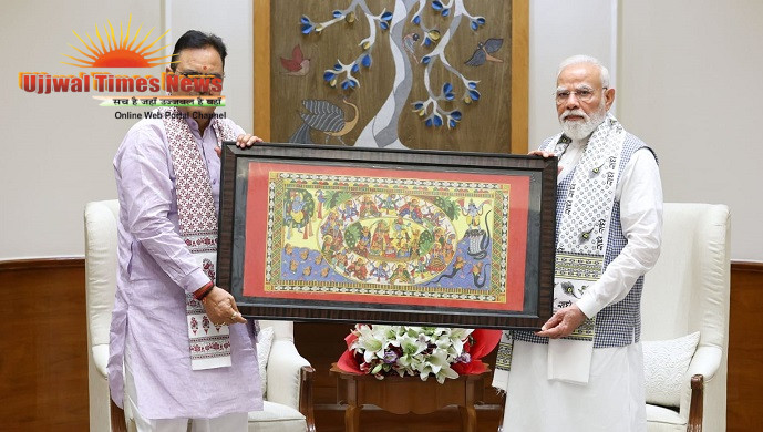 प्रधानमंत्री से मिले राजस्थान के मुख्यमंत्री भजन लाल शर्मा