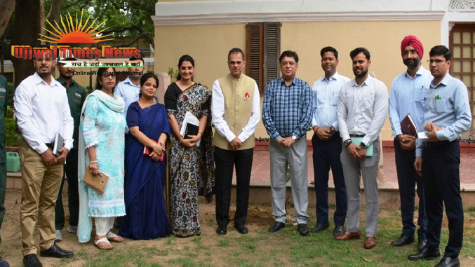 बीकानेर हाउस दिल्ली में मुख्य सचिव वी. श्रीनिवास ने किया पौधारोपण