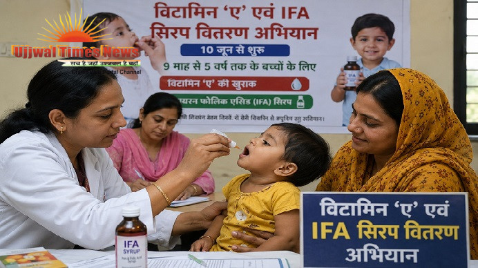 स्वास्थ्य विभाग की विशेष पहल- 10 जून से शुरू होगा विटामिन ए सिरप वितरण अभियान