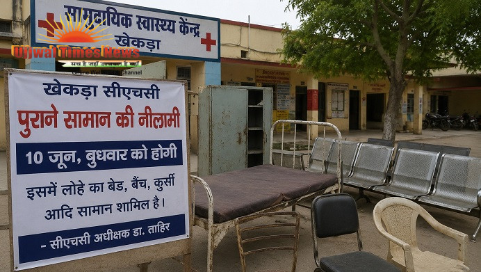 खेकड़ा सीएचसी में पुराने एवं अनुपयोगी सामान की नीलामी 10 जून को, इच्छुक लोग ले सकेंगे भाग