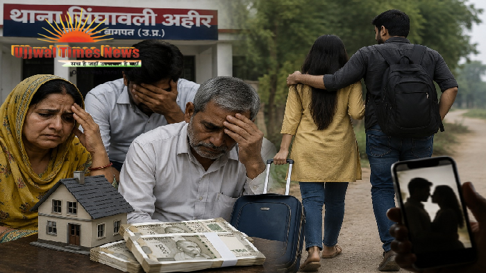 आठ लाख रुपये लेकर प्रेमी संग चली गई युवती, परिवार को लगा बड़ा झटका