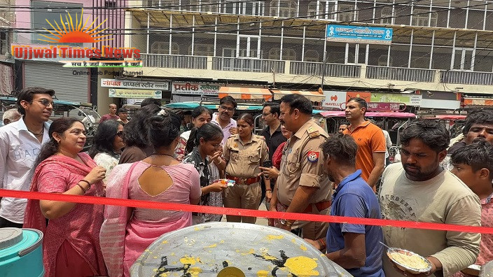 सेवा, समर्पण एवं मानवता की भावना हुई साकार , मजदूर पुल के पास सारथी की रसोई का उद्घाटन