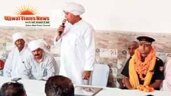 लैफ्टिनेंट बनकर गाँव लौटे नकुल शर्मा के स्वागत में क्षेत्र के ग्रामीणों व समाज के लोगों ने किया जोरदार स्वागत