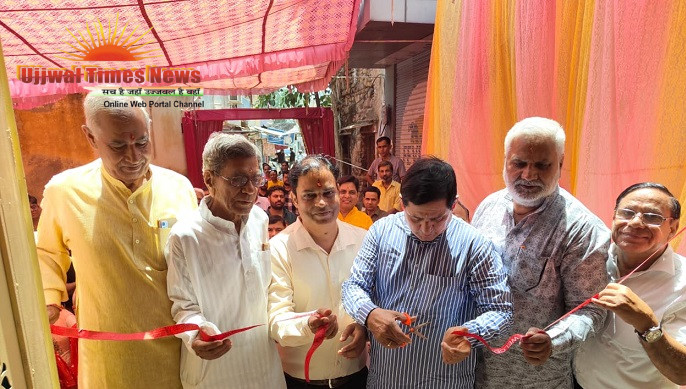 भामाशाह ललित जोशी द्वारा निर्मित भवन का विधायक राजेंद्र भांभू ने किया लोकार्पण