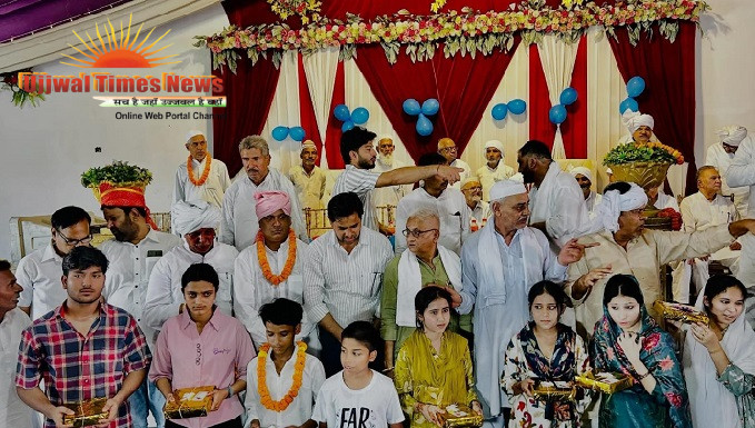 सर्वसमाज खाफ चौधरियो के सम्मेलन में नवाब अहमद हमीद, 84 चौधरी सुभाष शर्मा सहित सर्वसमाज के चौधरी हुए सम्मानित
