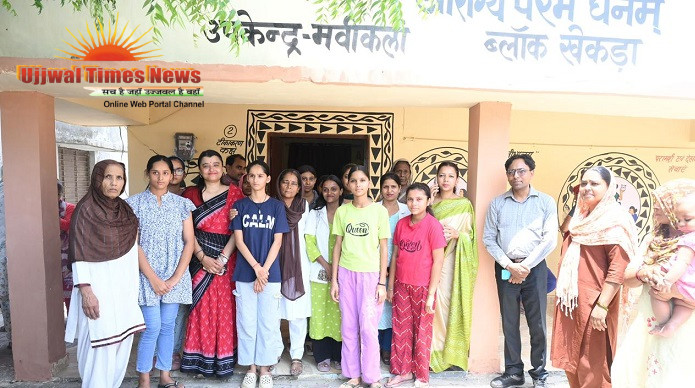 जिलाधिकारी की मौजूदगी में मवी कलां में चला एचपीवी टीकाकरण अभियान, सरूरपुर में भी छात्राओं को लगे टीके