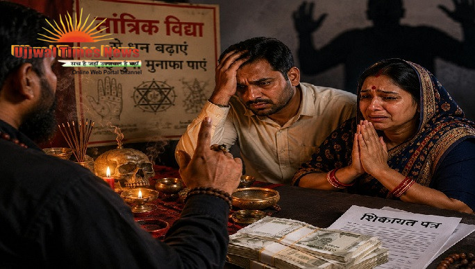 तांत्रिक विद्या के नाम पर 18 लाख की ठगी, परिवार को जान से मारने की धमकी