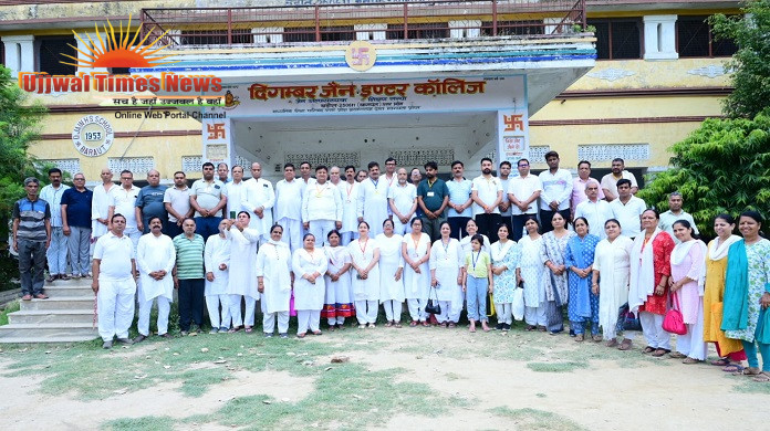 अंतर्राष्ट्रीय योग दिवस पर दिगंबर जैन इंटर कॉलेज में भव्य योग शिविर, 200 से अधिक साधकों ने किया योगाभ्यास