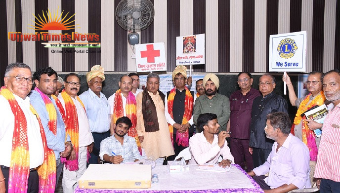 अग्रवाल सम्मेलन व स्वतंत्रता सेनानी लाला अर्जुन सिंह की स्मृति में नेत्र जांच शिविर, चश्मा व श्रवण यंत्र वितरण