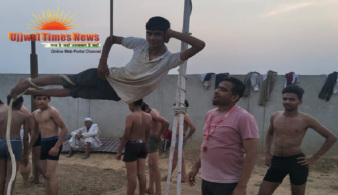 योग शिविर में रस्सा आसन व मलखंभ के साथ ही बौद्धिक और संस्कारी बनने का आह्वान