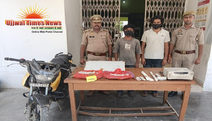 खुलासा :स्कूल और ट्यूबवैलों से चोरी सामान सहित दो गिरफ्तार, चाकू व लोहे की राड भी बरामद