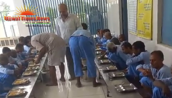 मंडल अध्यक्ष आदित्य गुप्ता के जन्मदिन पर मानव सेवा का अनूठा उदाहरण, 40 प्रभुजीओं को कराया भोजन