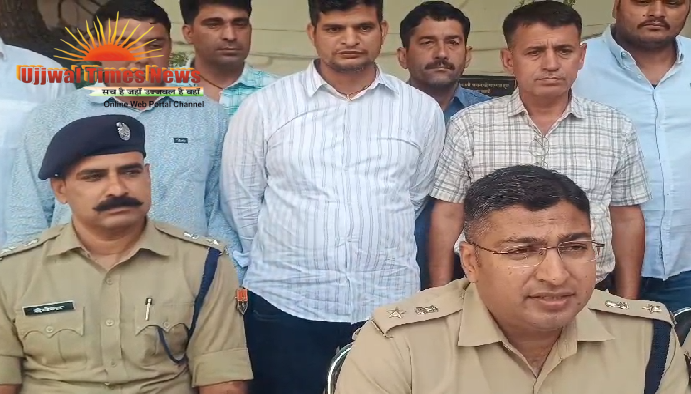 21 जून की सनसनीखेज हथियारबंद डकैती का खुलासा, यूपी के अंतर्राज्यीय गिरोह के 6 शातिर डकैत गिरफ्तार, दो स्कॉर्पियो जब्त