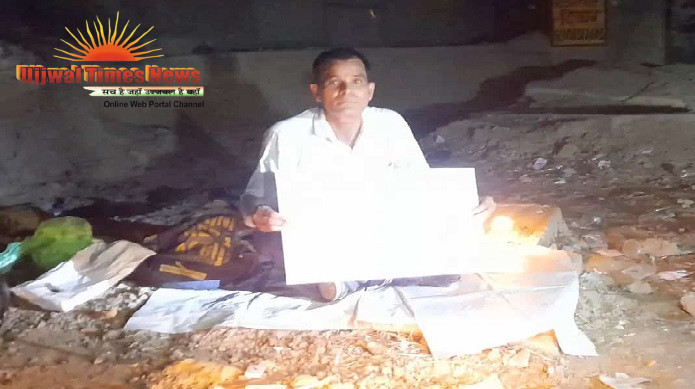 पूर्व सांसद प्रत्याशी का सांकेतिक धरना, गुराना-बड़ौत मार्ग पर कट की मांग को लेकर उठाई आवाज