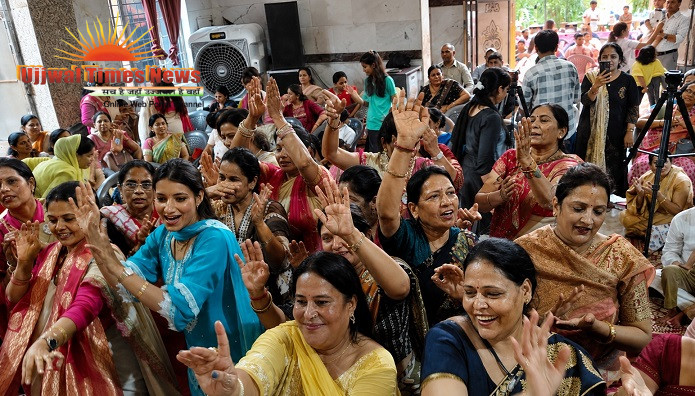 खेकड़ा में भक्ति, श्रद्धा और उल्लास का संगम, विशाल भक्ति आराधना में उमड़ा जनसैलाब