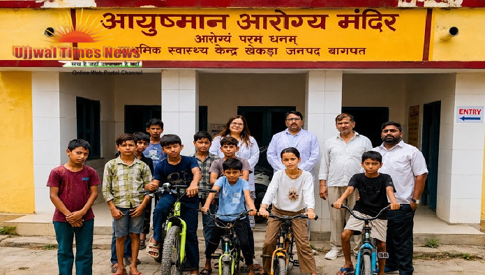 ‘संडेज ऑन साइकिल’ अभियान में बच्चों ने भरी फिटनेस की उड़ान, स्वास्थ्य कर्मियों संग दिया स्वस्थ जीवनशैली अपनाने का संदेश