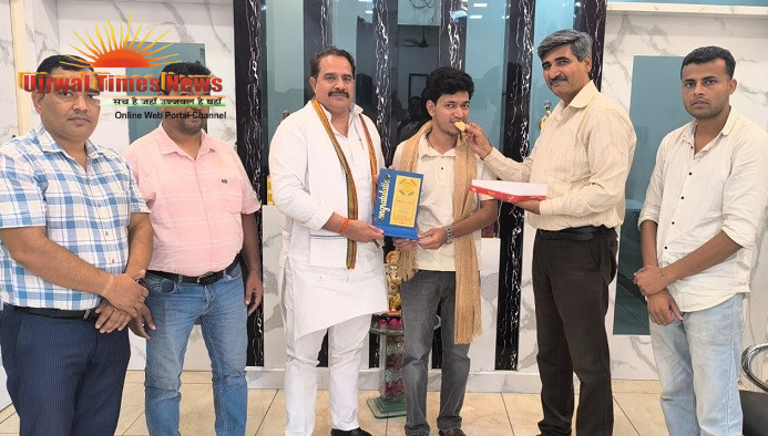 नीट में उत्कृष्ट सफलता पर कैफ और ओजस्वी श्योराण का गुरुकुल इंटरनेशनल स्कूल में सम्मान