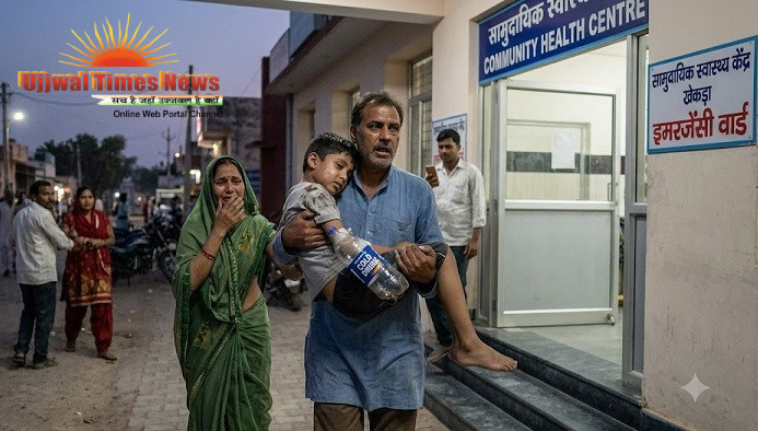 कोल्ड ड्रिंक समझकर बच्चे ने पी लिया ब्लीचिंग पाउडर का घोल, तबीयत बिगड़ने पर सीएचसी में कराया भर्ती