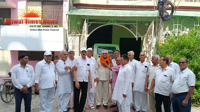 मेरठ खण्ड शिक्षक निर्वाचन क्षेत्र से शिक्षक एमएलसी प्रत्याशी बने स्वराज पाल दुहूण, बागपत में हुआ भव्य स्वागत