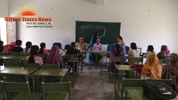 मलसीसर पुलिस ने सड़क सुरक्षा और साइबर जागरूकता अभियान के तहत विद्यार्थियों को किया जागरूक
