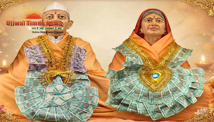 घीसा संत के बाड़े में गूंजा भक्ति का जयघोष, माता-पिता की प्रतिमाओं की वैदिक विधि से प्राण-प्रतिष्ठा