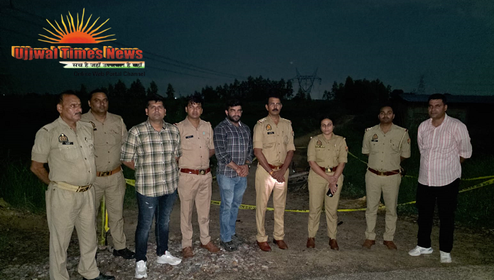 गौशाला कांड के दो वांछित बदमाश पुलिस मुठभेड़ में दबोचे, फायरिंग में सिपाही घायल, अवैध हथियार बरामद