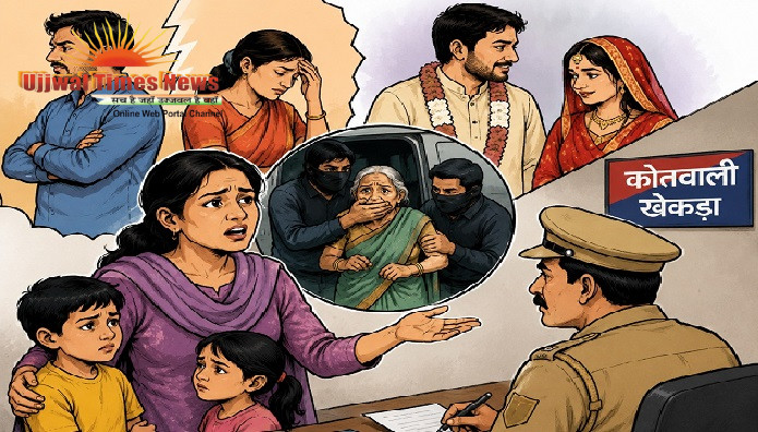 पति पर सास का अपहरण कराने और दूसरी शादी करने का आरोप, विवाहिता ने मांगी पुलिस सुरक्षा