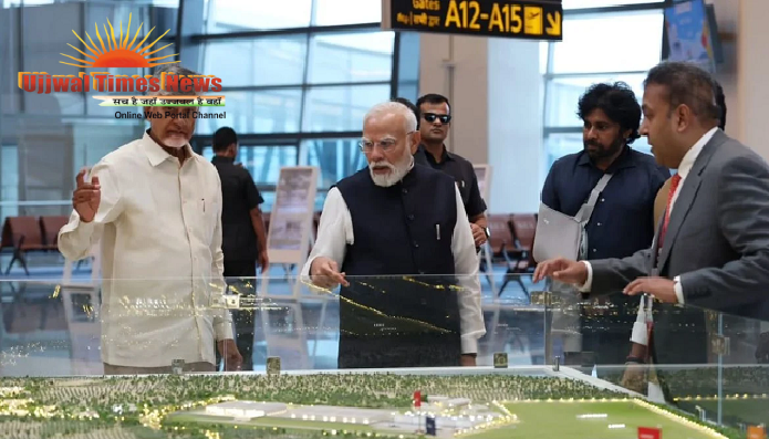 पीएम मोदी ने भोगपुरम में अल्लूरी सीताराम राजू अंतरराष्ट्रीय हवाई अड्डे का उद्घाटन किया