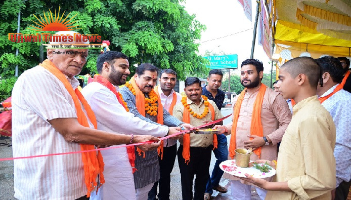 शिविर में कांवडियो की चिकित्सा के साथ प्रसाद भी : पीएन शर्मा पार्क पर बजरंग दल व हिन्दू परिषद का शुरू हुआ शिविर