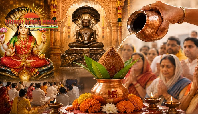 खेकड़ा में आज गूंजेगा मां पद्मावती का जयघोष, चातुर्मास मंगल कलश स्थापना समारोह को लेकर उत्साह