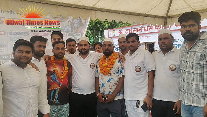 हरिद्वार से कांवड़ लेकर पहुंचे मनोज और असलम बड़ौत में हुआ भव्य स्वागत