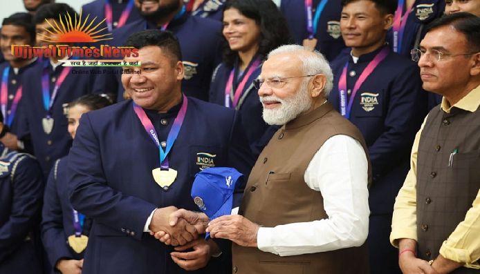 पीएम मोदी ने कॉमनवेल्थ गेम्स 2026 के पदक विजेताओं से की मुलाकात, खिलाड़ियों की सफलता को सराहा