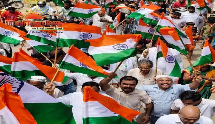 राष्ट्रभक्ति के रंग में रंगा बागपत नगर, निकली भव्य तिरंगा शोभायात्रा, देश सबसे पहले और राष्ट्रहित हमारी प्राथमिकता: सरिता चौधरी