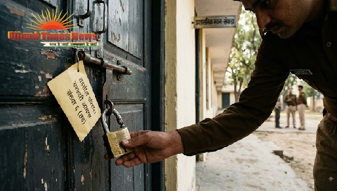 तहसील परिसर में चोरी के प्रयास से हड़कंप, कई सरकारी आवासों के टूटे ताले
