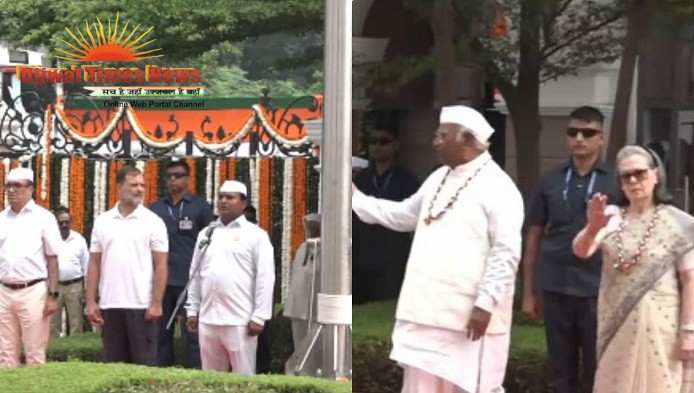 कांग्रेस मुख्यालय में ‘वंदे मातरम्’ को लेकर सियासी संग्राम, राहुल-सोनिया के इशारे पर बीजेपी के आरोप और कांग्रेस की सफाई