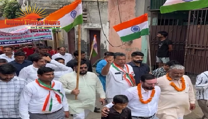 बसपा की तिरंगा यात्रा में पं. सचिन शर्मा ने मायावती शासनकाल को बताया स्वर्णिम