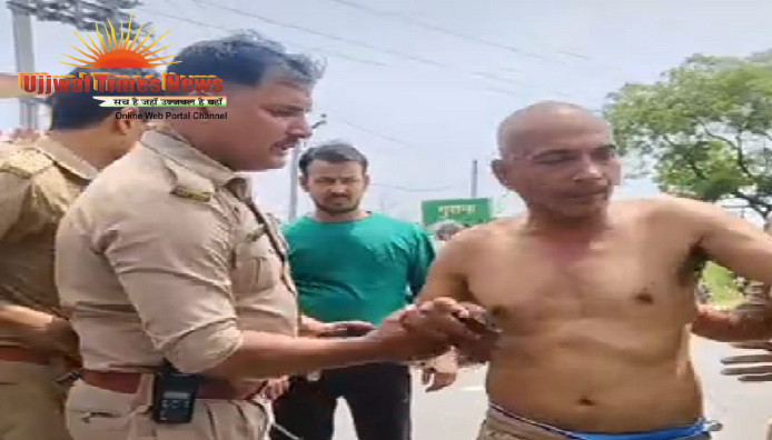 नशे में धुत्त तेज रफ्तार कार चालक ने बाइक में मारी टक्कर, हरियाणा निवासी दंपति घायल