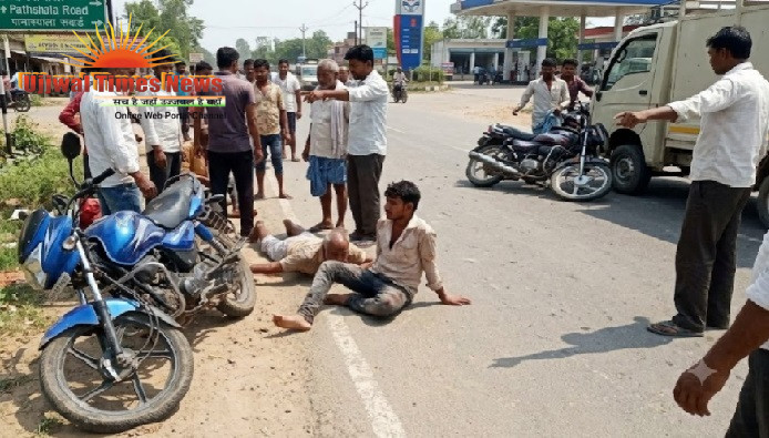 सड़क हादसों में पिता-पुत्र समेत तीन गंभीर, एक युवक दिल्ली रेफर